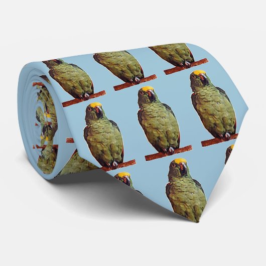 Amazon Parrot Stropdas (Opgerold)