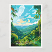 Amazon Rainforest Travel  illustratie Briefkaart (Voorkant)