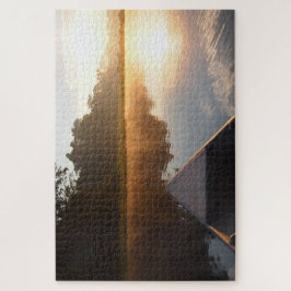 Amazon regenwoud zon in een boot legpuzzel