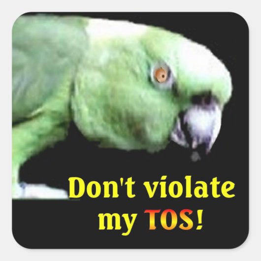 Amazon Square Stickers (Voorkant)