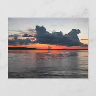 Amazon Sunset, Peru Briefkaart