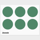 Amazon (vaste kleur) ronde sticker (Vel)
