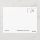 Amazon Warrior (gezicht) - Blank Briefkaart (Achterkant)