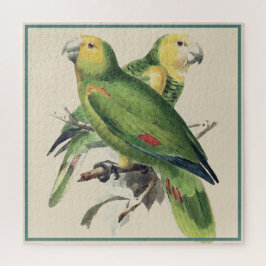 Amazona Parrots - vintage birds Legpuzzel