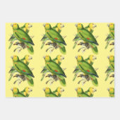 Amazona Parrots -  vogels Inpakpapier Vel (Voorkant 3)