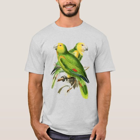 Amazona Parrots -  vogels T-shirt (Voorkant)