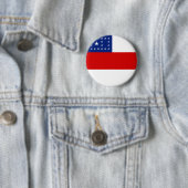 Amazonas, Braziliaanse vlaggenknop Ronde Button 5,7 Cm (In situ)