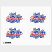 Amazonas Ovale Sticker (Vel)