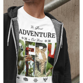 Amazonas Peru | Jaguar, regenwoud, Oerwoud, papega T-shirt
