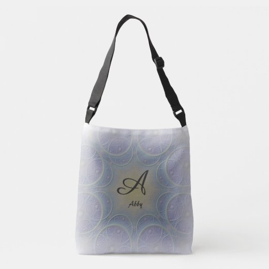 Amazone A Font Monogram Crossbody Tas (Achterkant)