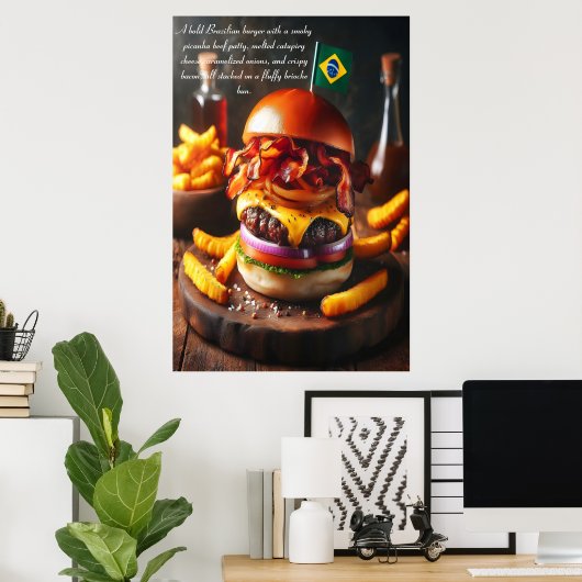 Amazone Ambiance: Picanha Power 24x36 Poster (Thuiskantoor)