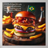 Amazone-ambiance: Picanha Power Poster (Voorkant)