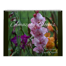 Amazone-bloemen voor wandkalender kalender