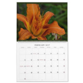 Amazone-bloemen voor wandkalender kalender (Feb 2027)