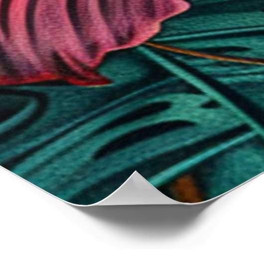 Amazone Flora & Fauna: Levendige Tegel Poster (Hoek)