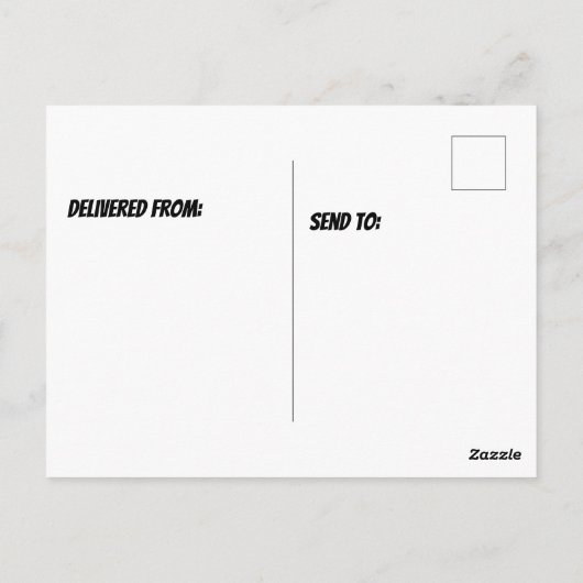 Amazone Manatee zwemmen boven rif. Briefkaart (Achterkant)