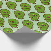 Amazone met gele naps cadeaupapier (Hoek)