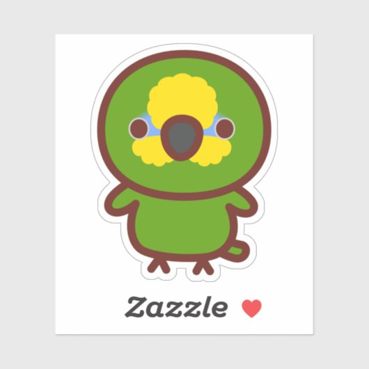 amazone met Oranje vleugels Sticker (Vel)