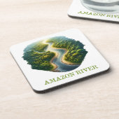 Amazone River Bier Onderzetter (Linkerzijde)