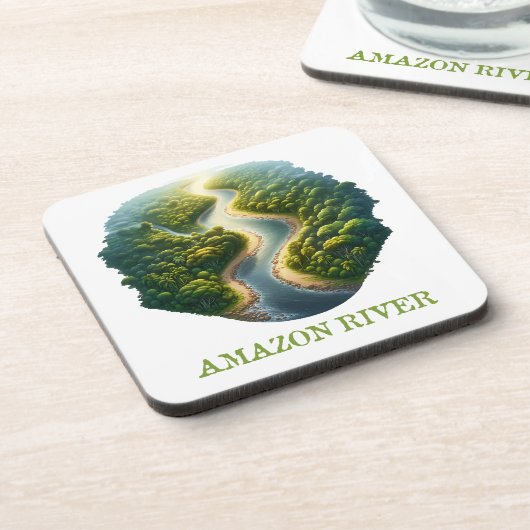 Amazone River Bier Onderzetter (Linkerzijde)