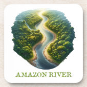 Amazone River Bier Onderzetter (Voorkant)