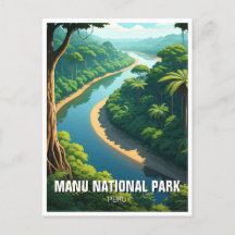 Amazone River Manu Nationaal Park Peru
