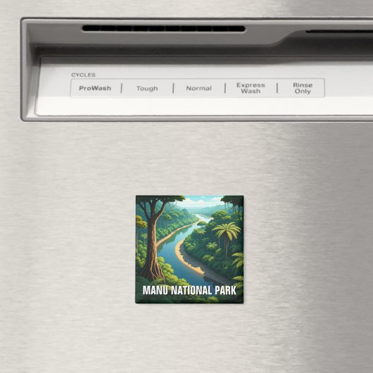 Amazone River Manu Nationaal Park Peru Magneet (Insitu (Vaatwasser))