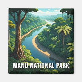 Amazone River Manu Nationaal Park Peru Magneet