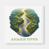 Amazone rivier magneet (Voorkant)