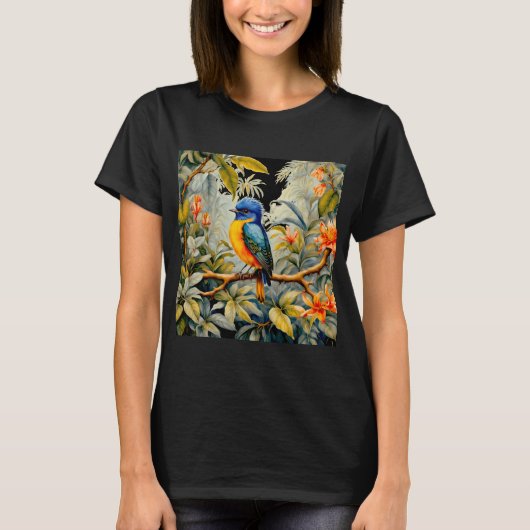 Amazone Tropische Vogels #3 T-shirt (Voorkant)
