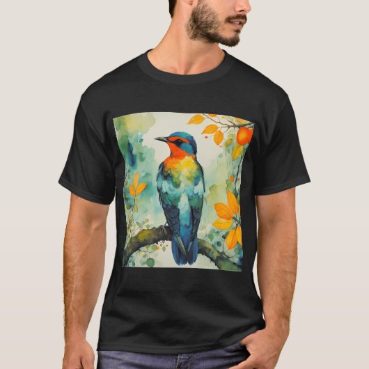 Amazone Tropische Vogels T-shirt (Voorkant)