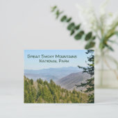 Amazone Uitzicht Great Smoky Mountains National Pa Briefkaart (Staand voorkant)