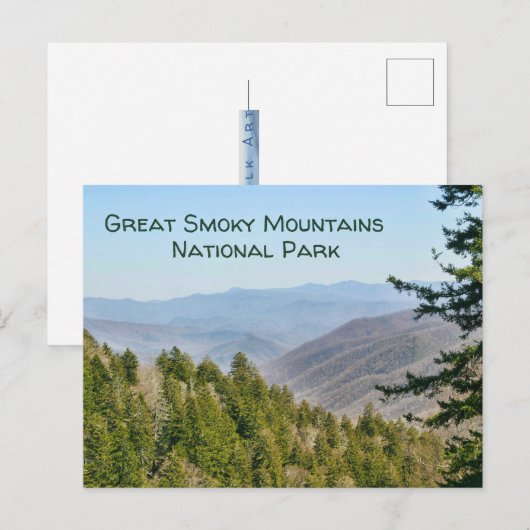 Amazone Uitzicht Great Smoky Mountains National Pa Briefkaart (Voorkant / Achterkant)