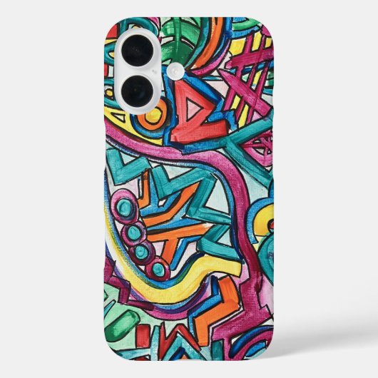 Amazonia-Hand Painted Abstract Art Case-Mate iPhone Case (Achterkant)