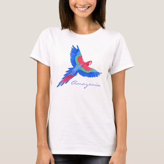 Amazonian Macaw T-shirt (Voorkant)