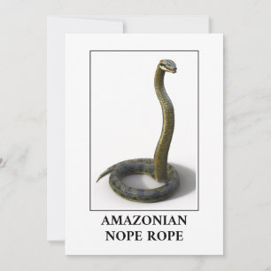 Amazonian Nope Rope - Anaconda Snake Danger Kaart