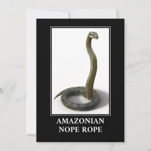 Amazonian Nope Rope - Anaconda Snake Danger Kaart