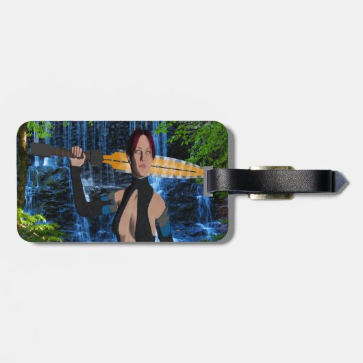 Amazonian Woman Bagagelabel (Achterkant horizontaal)