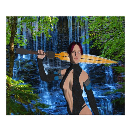 Amazonian Woman Foto Afdruk (Voorkant)