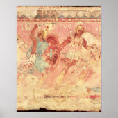 Amazons vechten tegen een Griekse krijger Poster (Voorkant)