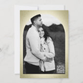 Ambachtelijk bier retro engagement feestje kaart (Achterkant)