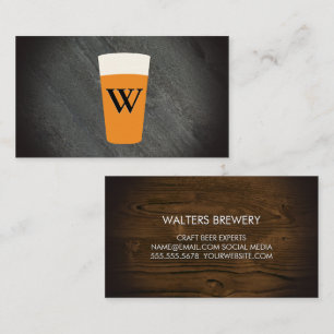Ambachtelijk bier   Stone Wood Visitekaartje