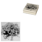 AMBACHTELIJK HOUTEN KUNSTSTEMPEL KUNST- EN ONTWERP RUBBERSTEMPEL (Gestempeld)