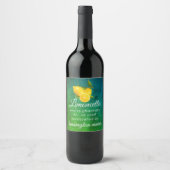 Ambachtelijk Limoncello Voor Een Groot Fles Etiket (Voorkant)