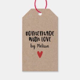 Ambachtelijk Met Liefde Kraft Persoonlijk Cadeaulabel