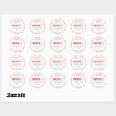 Ambachtelijk met Liefde Whimsical Jam Label | Rood (Vel)
