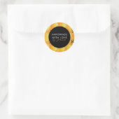 Ambachtelijk Product Bedrijfs Lemon Fruit Label (Tas)