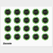 Ambachtelijk Product Bedrijfsappel Fruitlabel Ronde Sticker (Vel)