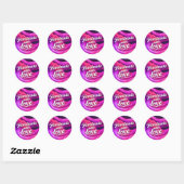 Ambachtelijk Ronde Sticker (Vel)