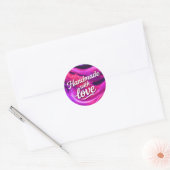 Ambachtelijk Ronde Sticker (Envelop)